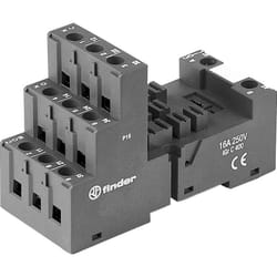 Finder - 92.03.0 Zoccolo per relè Adatto per serie (Relè): Serie 62 62.31 62.32 62.33 (l x