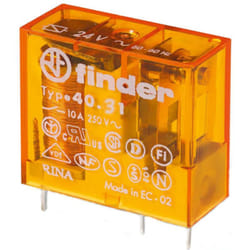 Finder - Relè di potenza, 12 Vac, spdt, 12 a, foro passante (tht), serie 40.31 40.31.8.012.0000