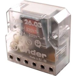 Finder - Relè ad impulsi Deviatore 1NC + 1NO 220VAC 260382300000