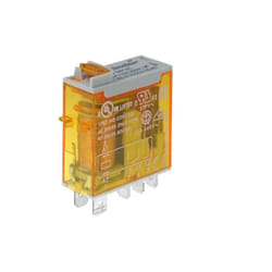 Finder - Relè 24vdc 1 contatto Pulsante di prova + doppio Led + Indicatore meccanico 16a/250vac 46619024.0074 46.61.9.024.0074