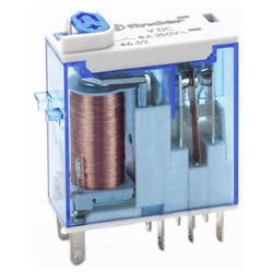Finder - Mini relè industriale bobina 24V dc 8A 465290240040