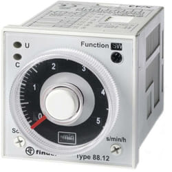 Finder - 88.12.0.230.0002 Relè temporizzato Multifunzionale 1 pz. Intervallo di tempo: 0.05 s - 100 h 2 scambi