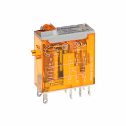 Relè 8 A, materiale di contatto AgNi, dati bobina: 24 V DC, 0,5 W, 1200 Ohm. Intervallo di temperatura: da -40 °C a °C, resis ...