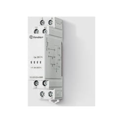 Finder - Relè elettronico bistabile 1 scambio e 1 no, 8 a 12 v ac/dc, montaggio su barra din 35 mm 131200120000
