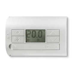 Finder - Termostato digitale da parete bianco 1co 5 a a batterie 1t3190030000