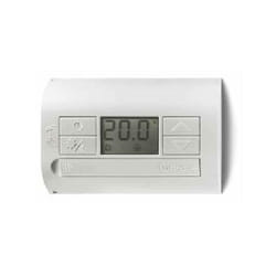 Finder - termostato digitale da parete elettronico bianco basic 1co 5a ba 1t3190030000