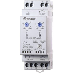 Finder - Interruttore crepuscolare 1 pz. 11.42.8.230.0000 Tensione di funzionamento:230 v/ac Sensibilità alla luce: 1, 20