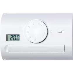 Tipo 1T.41 - Termostato digitale a rotella Serie 1T - Termostato da parete Standard, 3 V, Digitale con display, 1 contatto, 5 ...