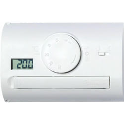 Finder - termostato digitale con rotella bianco 1t4190030000