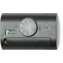 Finder - Termostato Da Parete Digitale a Rotella Nero Serie 1T.41.9.003.2000