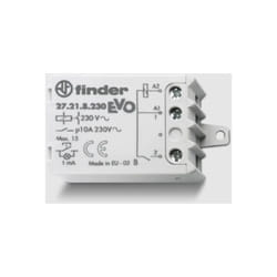 Relè ad impulsi 1 no 10 a bobina ac 230 v con limitatore di potenza finder 272182300000
