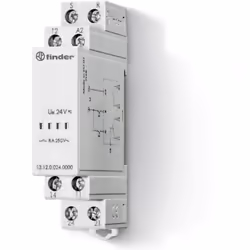 Relè elettronico ad impulsi e monostabile RELE' DI CHIAMATA/RESET DIN X CHIAMATA BAGNI Configurazione contatti1 Scambio + 1 N ...
