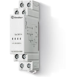 Finder - rele' elettronico ad impulsi e monostabile di chiamata/reset din x chiamata bagni 131200240000