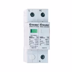 Scaricatore di sovratensione Tipo 2 Circuito: 1 varistore + 1 spinterometro a gas Tipo di alimentazione: AC (50/60Hz) Tension ...