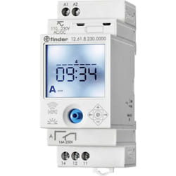 Finder - interruttore orario settimanale nfc 1 contatto 12.61.8.230