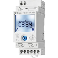 Finder - interruttore orario settimanale nfc 2 contatti 12.62.8.230