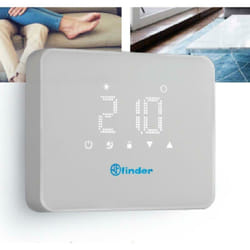 Finder - Termostato ambiente digitale Tipo 1T.91 Bliss t