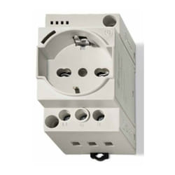 Finder - Presa elettrica da quadro grigio- 7u0082300010