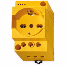 Presa elettrica da quadro, Schuko + Bipasso Italiana, progettata per fornire un punto di tensione sicuro e omologato all'inte ...