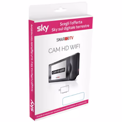 Descrizione Valore Descrizione prodotto CAM HD WIFI SKY - Include tessera abilitante ai contenuti PAY TV digitale terrestre S ...
