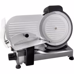 Realizzata in alluminio pressofuso verniciato effetto acciaio. Motore professionale ventilato. Lama in acciaio temperata e re ...