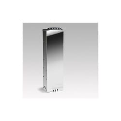 Reber - 10043N Affumicatore Verticale, Carne, Pesce, Formaggi, Verdure, Inox, Grigio