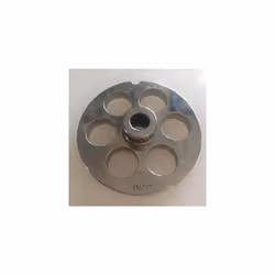 PIASTRA PER TRITACARNE N 22 REBER CARATTERISTICHE Piastra in acciaio INOX per tritacarne n. 22 Diametro fori: 20 mm Spessore  ...
