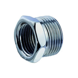 Raccordo diritto ridotto maschio femmina in acciaio zincato 3/4'x3/8' raccorderie metalliche