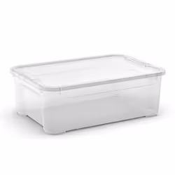KIS cont. t-box m, Armadietto portaoggetti, Trasparente, Rettangolare, Plastica, Monocromatico, Interno, Esterno