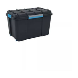 KIS - 241508 Scatola di immagazzinaggio Scubba impilabile (l x a x p) 735 x 460 x 445 mm Grigio-Blu, Nero 1 pz.