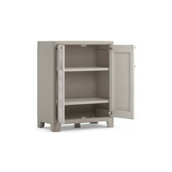 Armadio mobile in resina Keter gulliver basso 80X44XH100 cm beige (38887)