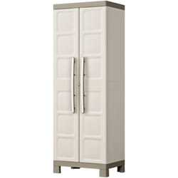 Armadio Keter excellence' 2 ante in resina beige, 65x45x182 cm