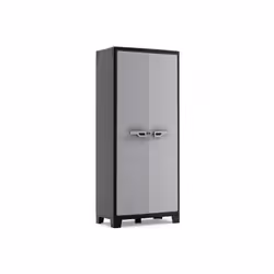 Armadio in resina alto Keter "Titan" grigio, 80x44x182 cm. L'armadio alto Keter "Titan" è certificato IPX, è resistente all'a ...