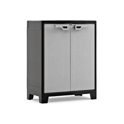 Armadio in resina basso Keter titan' grigio, 80x44x100 cm