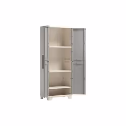Codice: FR416536 Marca: KETER. KETER Armadi Linear Wood Tuttop H173 in Legno per Esterni Design Funzionale e Resistente per A ...