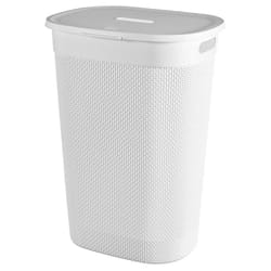Cesto portabiancheria filo curver bianco 55 litri, dim. 44 x 35 x h.61 cm