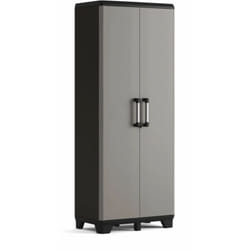 Armadio Alto Cm.68x39x173 4 Rip.grigio-Nero