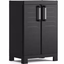 Dimensioni Esterne Larghezza: 65 cm Profondità: 45 cm Altezza: 97 cm Detroit Basso è dotato di 2 ripiani regolabili con porta ...