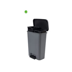 Pattumiera compatta duo Keter 23 lt antracite