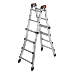 Scala telescopica 4+5 peppina - in alluminio 8+9 - max 520 cm - Made in Italy Gierre