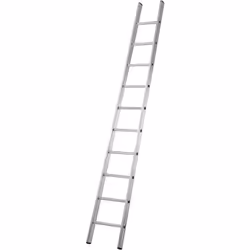 In alluminio, leggero e resistente. Ampia superficie di appoggio del piolo antiscivolo (50mm). Portata massima 150 kg. Made i ...