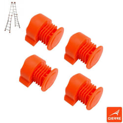 Kit 4 Copri-Piolo Per Scala Telescopica In Alluminio Gierre Peppina Al010 - Al020 - Al030 - Al040 -Al060 Cod.D4065
