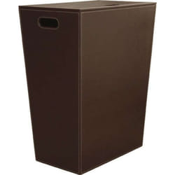 Koh-i-noor - Sapho Eco Pelle - Cesto per biancheria 47x30x60 cm, marrone 2463DB