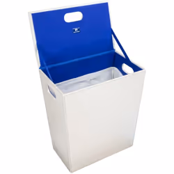 KOH-I-NOOR: PERLE 2562SV PORTABIANCHERIA MEDIO BIANCO/BLU Desivero seleziona i migliori accessori bagno, prediligendo design, ...