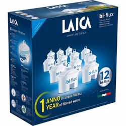 Descrizione La cartuccia filtrante Bi-flux® riduce la durezza dell’acqua di rete preservando i sali minerali* utili all’organ ...