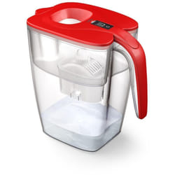 Laica - Caraffa Filtrante big Milano - Bianca - 3,7L - con 1 Filtro bi-flux, Preserva i sali minerali e Riduce le sostanze indesiderate - Capacità