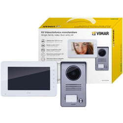 Kit videocitofonico da parete monofamiliare Vimar con vivavoce intercomunicante