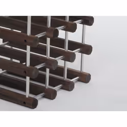 Foppapedretti IlCantiniere Cubo per vino 12 bottiglia/bottiglie Alluminio, Legno Alluminio, Wengé - Vista aggiuntiva 6