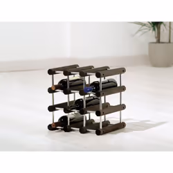 Foppapedretti IlCantiniere Cubo per vino 12 bottiglia/bottiglie Alluminio, Legno Alluminio, Wengé - Vista aggiuntiva 8