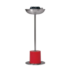 Foppapedretti - Mizzica – Fornello a gas portatile, Struttura in acciaio verniciato, Griglia in ghisa, Compatibile con bombole usa e getta, Rosso